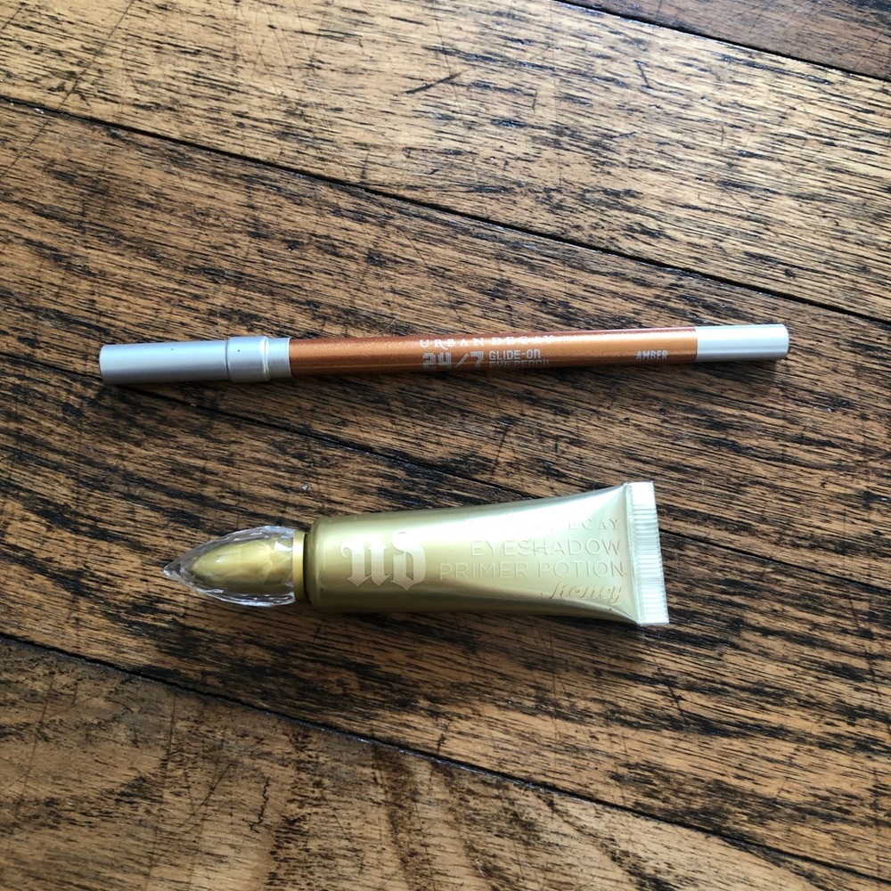 Urban decay, honey shadow primer & eyeliner